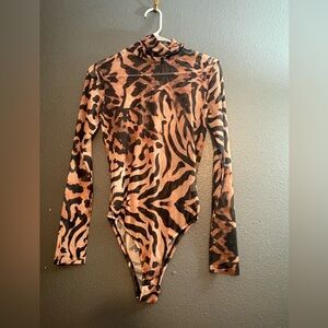 Stylish Animal Print Body Suit